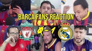 BARCA FANS REACTION TO LIVERPOOL VS REAL MADRID (UCL FINAL) | FANS CHANNEL