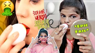 Testing Out Viral DUMB/WEIRD BEAUTY HACKS🤮 by 5 minute crafts **Epic Fail**😭| Jenni's Hacks