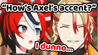Bae Doesn't Really Understand Axel's Accent【Hololive EN | Hakos Baelz】