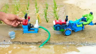 Top the most creative diy tractor mini water pump supply farming | diy tractor | water pump