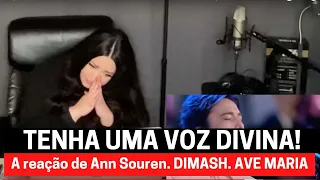 🔔🎤TENHA UMA VOZ DIVINA! A reação de Ann Souren. DIMASH. AVE MARÍA Não se esqueça de incluir legenda!