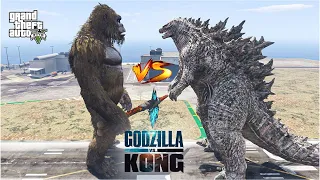 King Kong's Giant Axe Vs. Godzilla 2021 - GTA 5