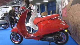 Piaggio Vespa Elettrica Motorcycle (2023) Exterior and Interior