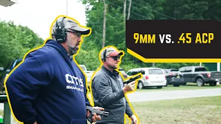 The Best Pistol for Concealed Carry? 9mm vs. .45 ACP | Ammo Comparison