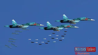 Scary!! Russian Su-34 video evidence destroying all targets