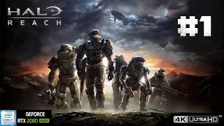 Halo: Reach [4k/2160p60fps](PC) #1 - Начало великой серии Halo!!!