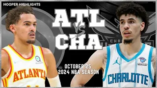 Atlanta Hawks vs Charlotte Hornets Full Game Highlights | Oct 25 | 2024 NBA Season