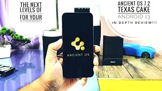 Ancient OS android 13 nothing phone 1 indepth review: Next level of customisations!