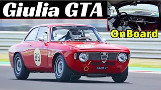 Alfa Romeo Giulia Sprint GTA (1965) Ex Nanni Galli + OnBoard - Kateyama Test Days at Misano Circuit