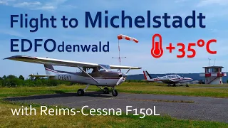✈ Flight to Michelstadt with a Reims-Cessna F150L