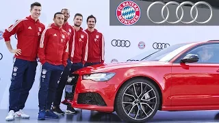 FC Bayern Munich Receives  New Audi Cars