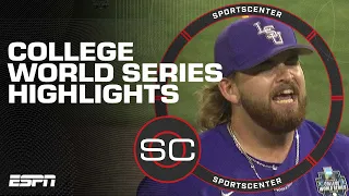 Men’s College World Series Highlights: Tennessee vs. LSU & Stanford vs. Wake Forest | SportsCenter