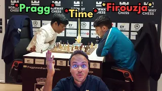 Oh My God! Look at the Clock! Praggnanandhaa vs Firouzja | Norway Chess 2024 Armageddon