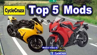 Top 5 Mods To Get For Motorcycle | MotoVlog