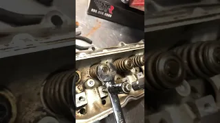 Quick and easy way to remove LS valve springs