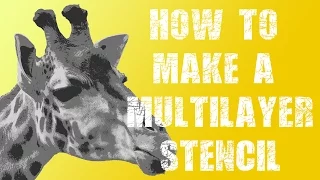 How to make a multi-layer stencil in Adobe Photoshop CC