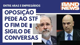 Oposição pede ao STF o fim de sigilo de conversas