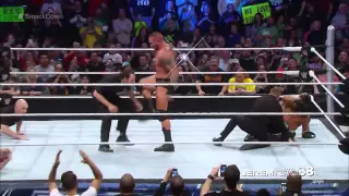 Randy Orton RKO on Member of Security - Smackdown - March 19, 2015