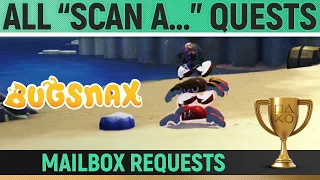 Bugsnax - Mailbox Requests: All 10 "Scan a..." Quests 🏆 Unlock Hut Decorations