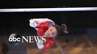 Suni Lee wins gymnastics all-around gold after Simone Biles steps aside