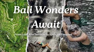 Bali Trip Episode 2: Stunning Rice Terraces & Mystical Temple!