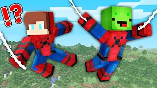 JJ and Mikey Became SPIDERMAN in Minecraft Challenge by Maizen