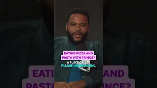 How Anthony Anderson Ended Up Eating Pizza and Pasta with Prince at 4am