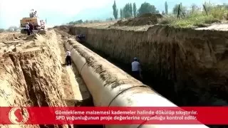 Bir Boru Hattında Sevkiyattan Döşemeye CTP Boru - Superlit