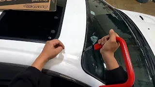 How To Cold Knife A Windshield! (1996 Toyota Celica GT4)