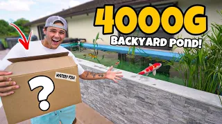 I Bought NEW FISH for My OLD 4000G POND!! (unboxing)