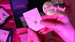 ASMR | Ana Luisa Jewelry Unboxing & Haul 💕