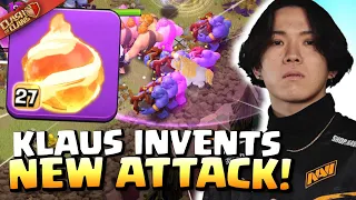 KLAUS invents new FIREBALL attack in GRAND FINALS! Stars & Kazuma vs Klaus & Teemper! Clash of Clans