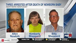 Northern Kentucky mother, 2 others arrested after death of newborn baby