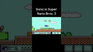 Sonic in Super Mario Bros. 3 #supermario #supermariobros #sonic #shorts #mariobros #sonic #pc #smb3