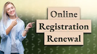 Can I renew my car registration online Texas?