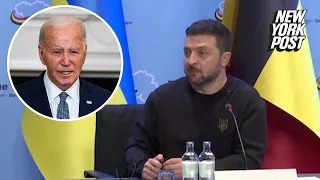 Ukrainian President Volodymyr  Zelensky urged Biden to attend Ukraine peace summit