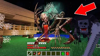 Я ПРИЗВАЛ СКЕЛЕТ ПОЖИРАТЕЛЬ В СВОЕМ МИРЕ В МАЙНКРАФТ КАК ПРИЗВАТЬ SCP SKELETON EATER В MINECRAFT СЦП