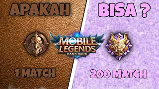 200 PERTANDINGAN KE MYTHIC GLORY NAMATIN MOBILE LEGENDS ! Mobile Legends