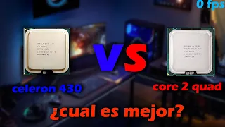 CELERON VS CORE 2 QUAD 1 NUCLEO VS 4 CRITICA