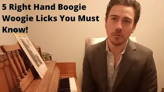 5 Boogie Woogie Licks You Must Know! Part 1