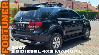 Toyota Fortuner diesel th 2007 eks pemakaian orang tua | servis record dealer resmi