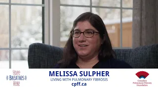 Melissa Supher 38 years old is not your typical person living with pulmonary fibrosis