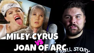 Epic Rap Battles of History Miley Cyrus vs Joan of Arc Reaction