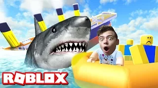 Симулятор Акулы в Роблокс игра для детей Shark Bite roblox Игра про рыбу и Выживание