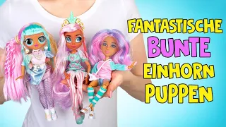 Wir packen aus: 3 wunderschöne Puppen in Einhorn-Farben! 🦄❤️