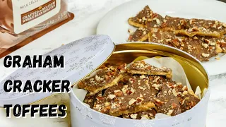 Pecan Graham Cracker Toffee | Christmas Crack