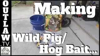 Making Wild Pig Hog Bait