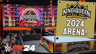 WWE 2K24: KING & QUEEN OF THE RING 2024 ARENA! How to download for any platform