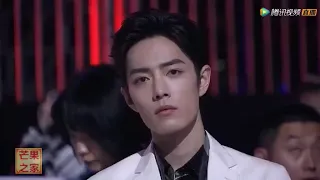 20191228 Xiao Zhan reaction to WuJi | Tencent Video All Star Award 2019