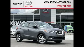 Grey Metallic 2019 Nissan Kicks S FWD Review Kelowna BC - Kelowna Toyota